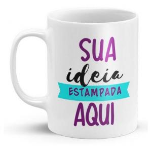 Caneca Sublimática 325ml Cerâmica  Sublimação Colorido   Canecas coloridas possuem um acréscimo de R$ 4,00 por unidade