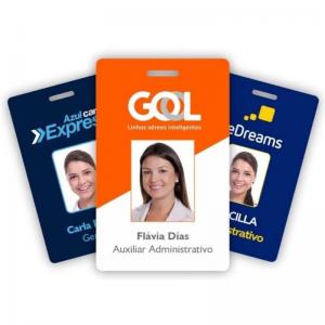 Cartão PVC 75g 8,5X5,4cm PVC 8,5X5,4cm Colorido 4/0   