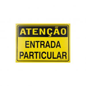 Placa de Sinalização PVC 30x20cm PVC 2mm 30x20cm UV Rígido - 4/0   